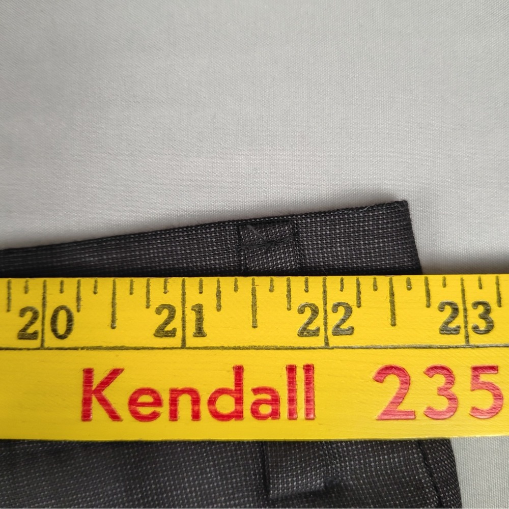 Jos A Bank Mens 50L Charcoal Gray 100% Wool 2 Piece Suit 45 Waist Unhemmed Pants - Picture 15 of 16